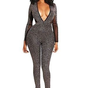 Sexy Glitter Jumpsuit